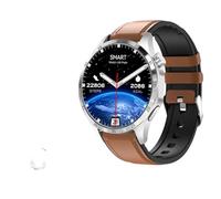 SUUNY 2024 New GT4 PRO MAX Smart Men Watch 4 Pro 1.6"" HD Color Screen Bluetooth Call Heart rate Blood Pressure Smartwatch (brown leather)