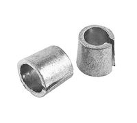 Suuonee Car Battery Terminal Converter Adapters Pair High Strength Metal Sleeves for Positive Negative Side Post Connections Secure Fit Easy Install Automotive Battery Terminal Adapter Sleeves