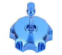 Suuonee Fuel Tank Cap, Motorcycle CNC Aluminum Gas Fuel Tank Cover Cap Fit for Pit Dirt Motor Bike [Blue]