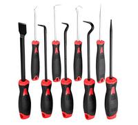 Suuonee Oil Seal Puller, 9pcs Car O-ring Oil Seal Removal Puller Tools Pick Hook Scraper Kit