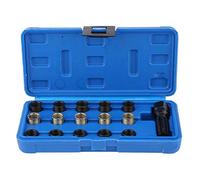 Suuonee Repair Tool 16Pcs 14mm x 25 Thread Repair Tool Kit Tap W Portable Case Blue Thread Repair Kit