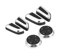 Suuonee Seat Adjustment Switch Cover, 6Pcs Car Seat Adjustment Knob Button Switch Cover Trim