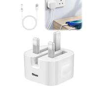 suuosl 20W Fast Charger Plug and 1M Cable for AirPos 4, Pro 2nd Gen, Max 2024, 4, Bose SoundLink Flex/Flex 2/Max, Fast Charging for 15/16 Pro with Type-C Power Adapter