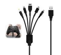 suuosl 5 in 1 Charger Cable for Nintendo DS Lite, USB Charging Lead for Psp 1000/2000/3000, Gameboy Advance Sp, 3ds Xl, 2ds, Dsi Xl, Usb Charging Cable for Multiple Devices