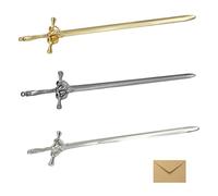 Suupii 3 Packs Letter Openers, Letter Opener Envelope Slitter Stainless Steel Premium, Envelope Express Document Unpack Box Packages Split Envelopes Stationery for School Office Home