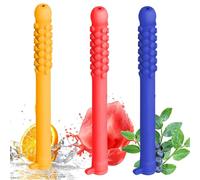 Suupii 3 PCS Chewable Breathers Chewable Breather Sticks Silicone, Portable Aromatherapy for Maintain Calm Focus, Chewing Breather Stick for Reduce Urge Suitable for Stress Relief