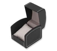 Suupii Watch Box for Men, Watch Display Case Mens Jewellery Box, Luxury Storage Boxes with Lids Belt Watch Pillows, Portable Watchs Holder Organizer for Most Jewelry Bearer Gift (Black)