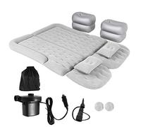 SUV Air Mattress Car Air Bed Vehicle Inflatable Bed Thickened Camping Bed Inflatable Bed for Universal SUV (Grey)