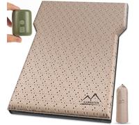 SUV Air Mattress Car Bed, Inflatable Car Camping Pad with Air Pump, Ultrathick Memory Foam Camping Mattress, 9.0 R-Value Insulated Sleeping Pad 2 Person, Camping Mat for Hiking and Backpacking