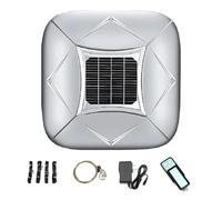 SUV Automatic Car Cover, Intelligent Remote Control Electric Shrinkage Car Window Covers, Hail Wind & Snowproof, Outdoor Car Covers with Remote Control & Solar Charging Silver-3XXL