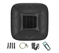 SUV Automatic Car Cover, Intelligent Remote Control Electric Shrinkage Car Window Covers, Hail Wind & Snowproof, Outdoor Car Covers with Remote Control & Solar Charging Black-3L