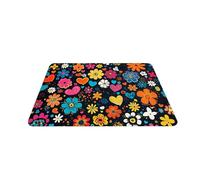 SUV Boot Mat - 100 x 75 x 1 cm Polyester Fibre Cargo Protection Mat with Floral Print, Rear Inner Shield | Protective Cover That Improves