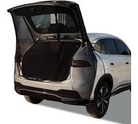 SUV & Minivan Rear Sunshade, 160X195cm Black Polyester Tailgate Privacy Screen, Quick-Install Sun Shield For Cargo Area UV Protection, Fits Most Vehicles (Check Compatibility)