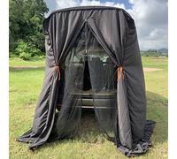 SUV Tailgate Shelter Tent Privacy Shelter water repellent Black Portable Changing Room for Biking Toilet Shower Sleeping Beach Swimming L:W:H:4.9ft:4.9ft:7.5ft 6pcs Tent Pegs