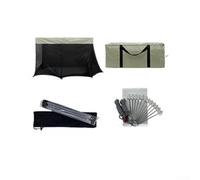 SUV Tailgate Tent Car Awning Outdoor Camping Shelter Large Space Sun Protection Black Oxford Mesh 320x200x195cm Fits SUV Truck Minivan for Easy Set Up
