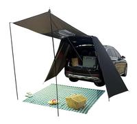 SUV Tailgate Tent - UV Resistant Portable Waterproof Portable Tailgate Tent Portable Canopy SUV - for Sedan, Truck, Motor Vehicle, Travel, Picnic, Hiking, Fishing, Adventure