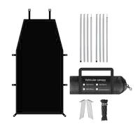 SUV Tailgate Tent - Waterproof Car Canopy, Universal Sun Shelter with Stake Guy Ropes, Removable Vehicle Shelter | Reliable and Secure for Outdoor Camping, Beach Outings, Camping