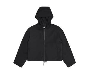 Suva Hardshell Short String Jacket, female, Rains, Light Jackets, Black, S, Jackets S