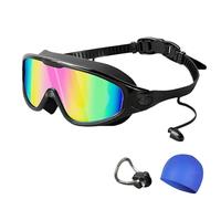 Suvaya Goggles, Suvayam Wide Lens Swimming Goggles, Anti-fog,High-definition Large-frame Glasses for Children and Adults (A)