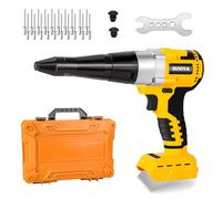 SUVIYA Cordless Rivet Gun Compatible with Dewalt 20V Max Battery(No Battery), Electric Rivet Gun Kit with a kitbox, Brushless Blind Riveter Tool Kit for 1/8", 5/32", 3/16" Rivets