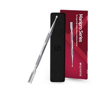 Suvorna Cuticle Pusher & Nail Cleaner | Gel Nail Polish Remover for Manicure & Pedicure | Stainless Steel Hand, Foot & Nail Tools | Dual-Head Cuticle Care & Nail Care Tool for Salon, Spa & Home Use