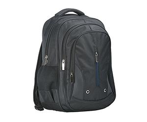 sUw Mens Robust Triple Zipped Pocket Backpack (35 Litre) 35 Litre Black