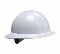 sUw - Site Safety Workwear Full Brim Future Hard Hat Helmet White