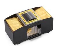 Suwimut Automatic Card Shuffler 1-2 Deck, Battery Operated Electric Shuffler, Playing Card Shuffler Casino Card Game for Poker, Home Card Game, Home Party Club Game