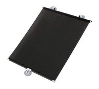 Suwooy Minimalist Roller Blind, Black, PVC + Metal, 50 x 125 cm, Car Window Compatible, Universal Fit, Sunshade & Heat Insulation, No Drilling Required