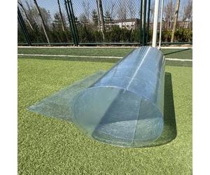 Suwooy Polycarbonate Roofing Sheets,Clear Roof Panels for Greenhouse,Replacement Plastic Panels for Cold Frames,0.8mm Transparent Glassfiber Sheet,Weatherproof,Easy to Bend and Cut,W×L-0.7×1m