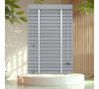 Suwooy Wooden Blinds 50mm Slats,Solid Wood Venetian Blinds 50cm 60cm 70cm 80cm 90cm 100cm 110cm 120cm Wide,Horizontal Blinds,Windows Treatment Shutters,Heat Insulation/Breathable Curtains,M50100