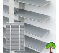 Suwooy Wooden Venetian Blinds,50mm Slats Horizontal Blinds,Solid Wood Venetian Shades for Windows 50cm 60cm 70cm 80cm 90cm 100cm 120cm Wide,Heat Insulation/Breathable Shutters Curtains,M50100