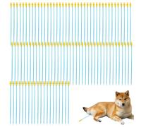 Suxdlan 100 Pcs Artificial Insemination Kit for Dogs 11.8" Flexible Pet Catheter Tube with Rounded End for Easy Use
