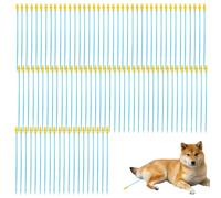 Suxdlan 100PCS 11.8'' Disposable Dog Insemination Kit Flexible Rounded End Catheter for Small Pet Breeding