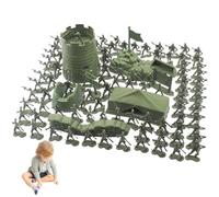Suxdlan 100Pcs Toy Soldiers Set, Ancient Soldier Toys Army Men Action Figures with Scene Model for Boys Birthday Party Gifts