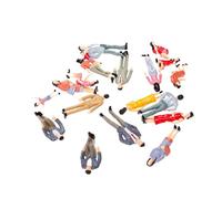 Suxdlan 20PCS 1:25 Painted Model People for Scale Train, Park & Street Figures
