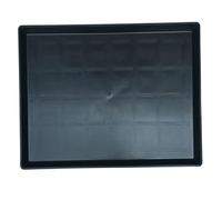 Suxdlan 23.03x16.26x1.18 Inch Black Dog Crate Tray - Plastic Replacement Base for Pet Cage