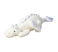 Suxdlan 43in Dragon Stuffed Animal Cute Cartoon Plush with Wing Soft Giant Kids Decor White