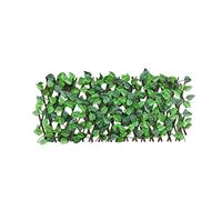 Suxdlan Adjustable Retractable Fence Artificial Garden Trellis Decoration Privacy Expanding Wooden Landscaping Fence