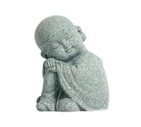 Suxdlan Baby Buddha Statue, Sleeping Buddha, Monks Figurine Decor Sandstone, Sculptures Home Décor Creative Dolls for Zen Buddhism Ornaments Delicate Buda Tiny