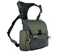 Suxdlan Binocular Harness Breathable Adjustable Hunting Chest Pack with Multi-Pocket Waterproof Hunting Pack for Men and Women, Army Green