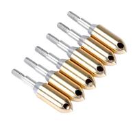 Suxdlan Copper Whistle Arrowheads for Archery 6-Pack Outdoor Practice Broadheads with Whistling Sound
