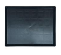 Suxdlan Dog Crate Tray Black Replacement Pan Plastic Base Tray for Dog Cage Crate Black Cleaning for Pet Cages Crates Kennels Dogs 23.03 X 16.26 X 1.18 Inch.