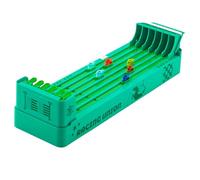 Suxdlan Electric Horse Racing Game, 13x4x3 Inch Integrative 6 Multi Game Table with On/Off Switch Country Banners Storage Box for Family Friend Party