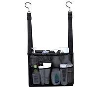 Suxdlan Hanging Shower Caddy, Multi-Pocket 12x4x9 Inch Hanging Shower Organizer, Strong Load Polyester Mesh Caddy for Bathroom, Gym & More