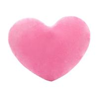 Suxdlan Valentines Day Heart Pillow Fluffy Heart Cushion Stuffed Decorative Pillow 20x30cm