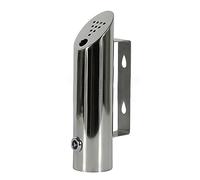 Suxdlan Wall Mounted Ashtray Outdoors Stainless Steel Outside Wall Ashtray Waterproof Easy to Clean Public for Mall Hotel Lobby Elevator Entrance KTV 1.97x7.87inch.