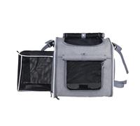 Suxepra Premium Bicycle Pet Carrier Bag for Blix Aveny Dubbel Cargo Packa Genie Cargo 2020-2026, Detachable Bike Handlebar Basket, Elegant Minimalist Style Grey
