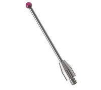 SUXING CMM Touch Probe Stylus 4mm Diameter Ruby Ball Tips M4 Thread Shank Tungsten Carbide Stem 50mm Long A-5003-4799