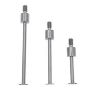 SUXING Flat Contact Points for Dial Indicator Depth 0.4mm Thickness 5mm Diameter 4-48 UNF Thread (4-48UNF A Set)